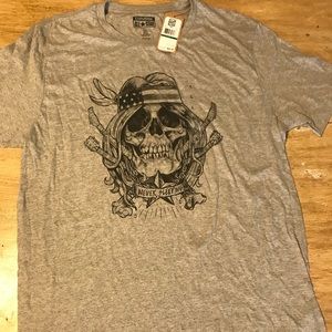 NWT Converse All Star T-shirt Skull sz L